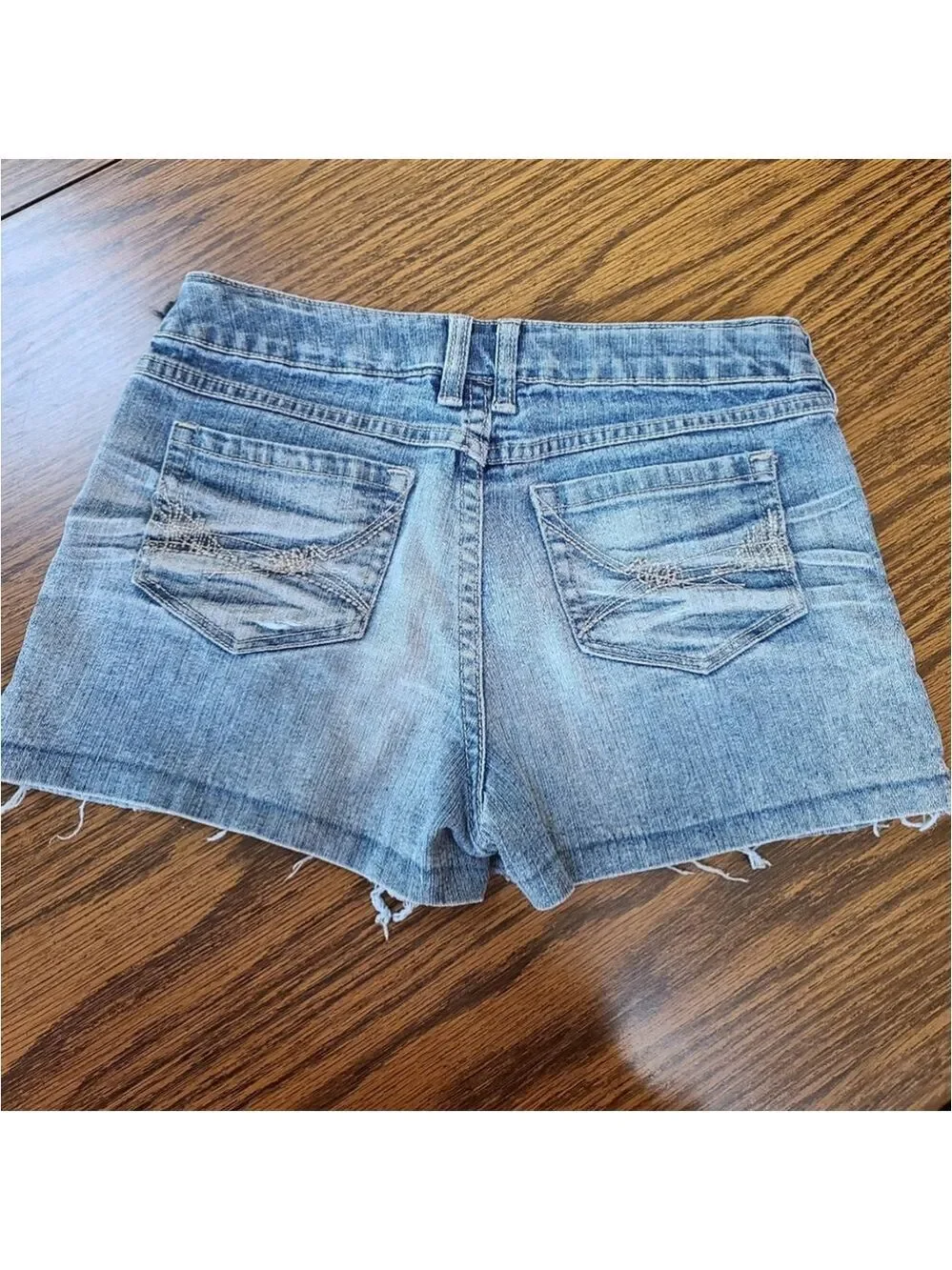 Mudd Girl's Denim Shorts Size 14 EUC Blue